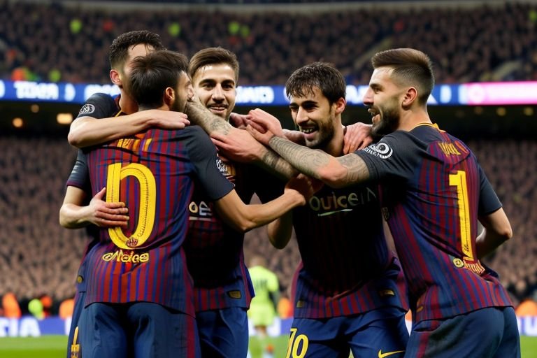 Barcelona Secures Champions League Spot With Thrilling Victory